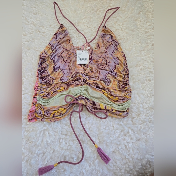 Free People Cocktail Queen Crop Tank size medium - Picture 4 of 6